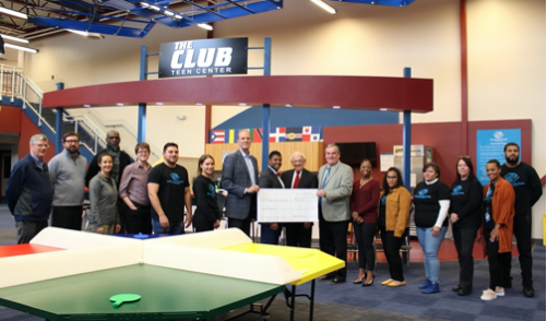 Boys & Girls Club donation photo